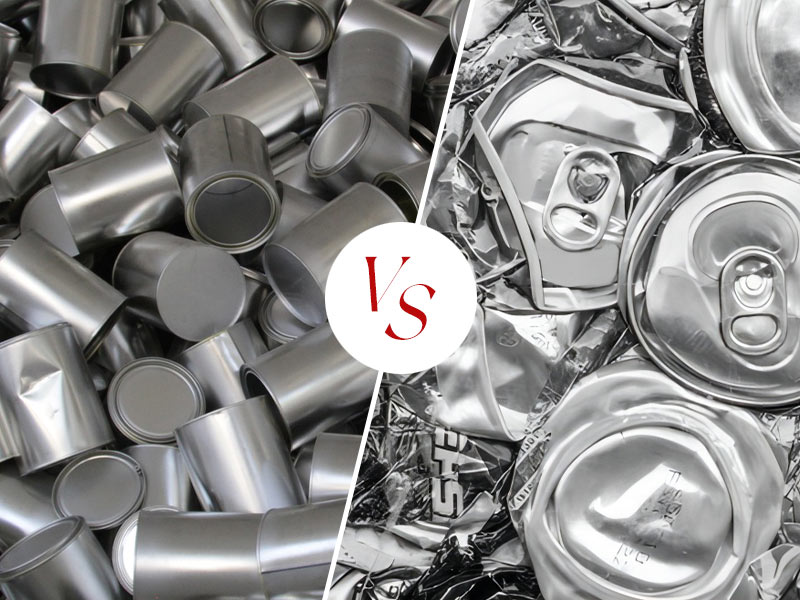 aluminium cans
