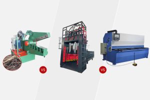 Máquina de cisalhamento tipo jacaré vs. Máquina de cisalhamento tipo pórtico vs. Máquina de cisalhamento tipo guilhotina