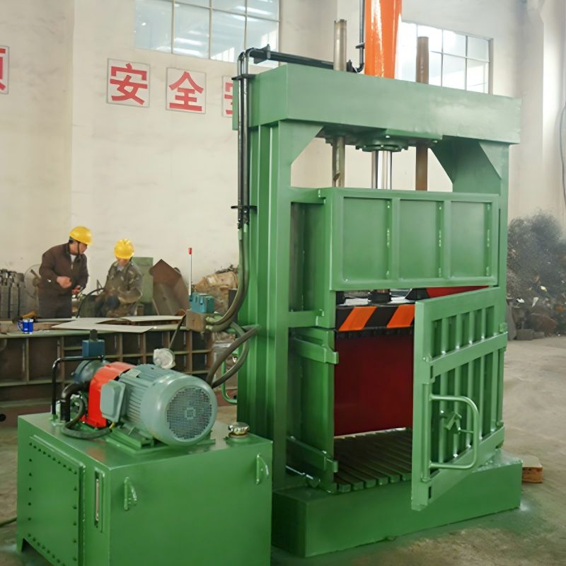 Vertical Cardboard Baler