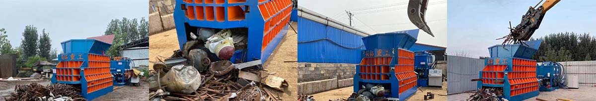 Automatic Control Hydraulic Scrap Metal Container Shear Machine Applications