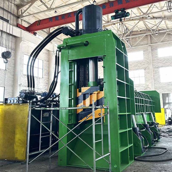 Heavy-Duty Hydraulic Scrap Baling Shear Machine